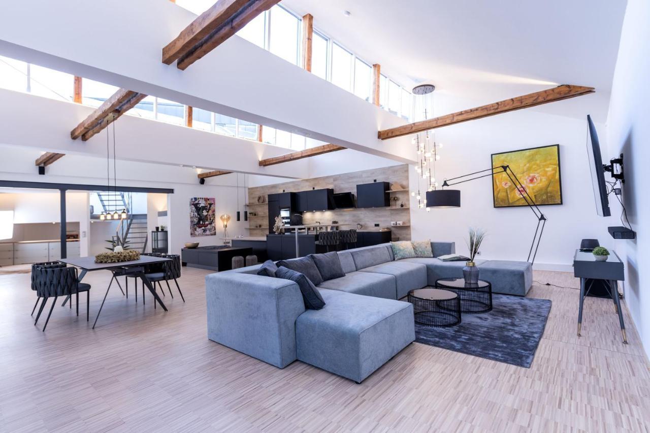 Luxus Wellness Loft - 245Qm - Designwohnen Im Zentrum Гютерсло Экстерьер фото