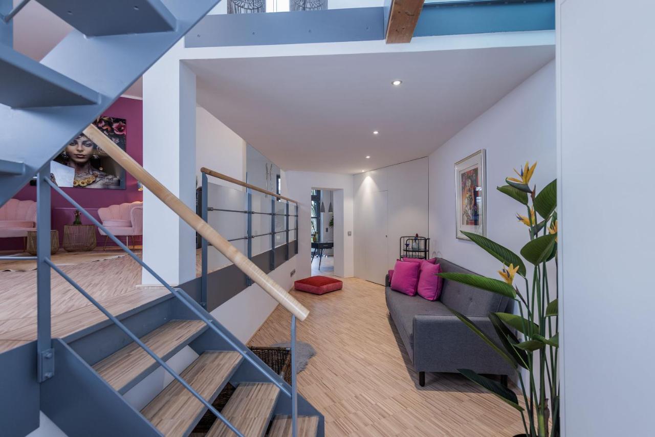 Luxus Wellness Loft - 245Qm - Designwohnen Im Zentrum Гютерсло Экстерьер фото