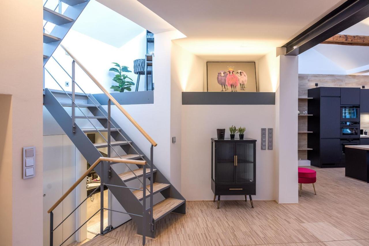 Luxus Wellness Loft - 245Qm - Designwohnen Im Zentrum Гютерсло Экстерьер фото