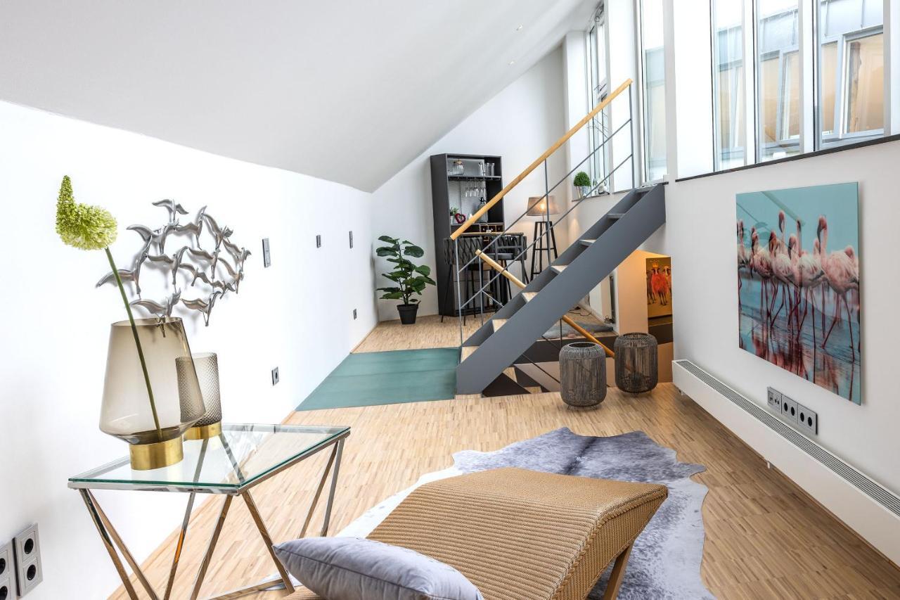 Luxus Wellness Loft - 245Qm - Designwohnen Im Zentrum Гютерсло Экстерьер фото